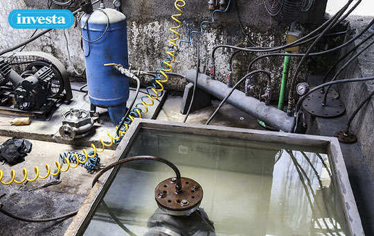 Quality Testing in progress at Investa Pumps factory in Valsad